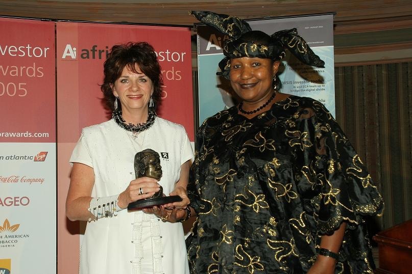 Awarded for encouraging investment into Africa.