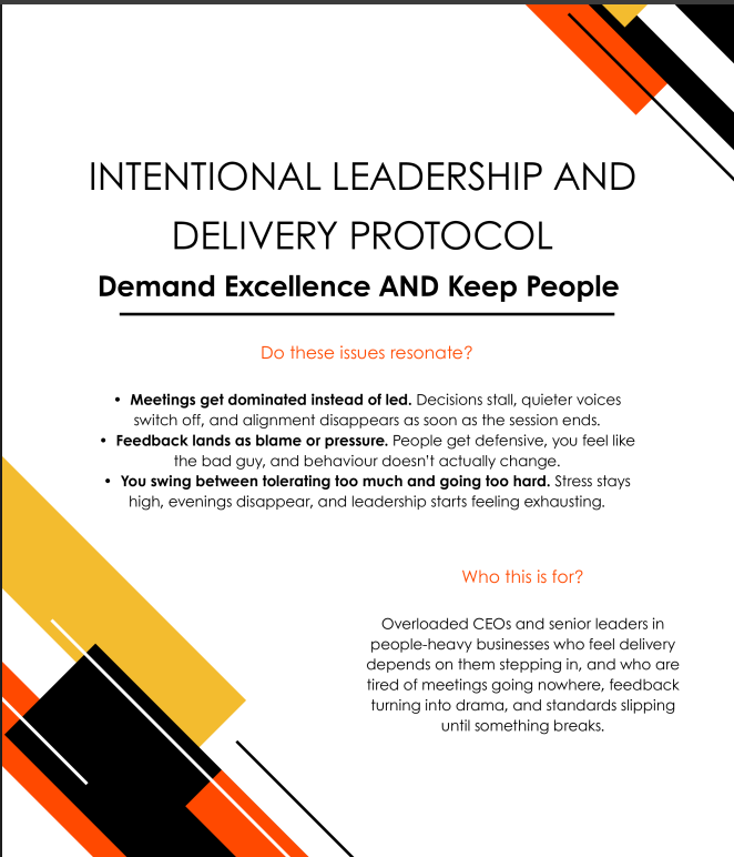 Intentional Leadership – ebook cover