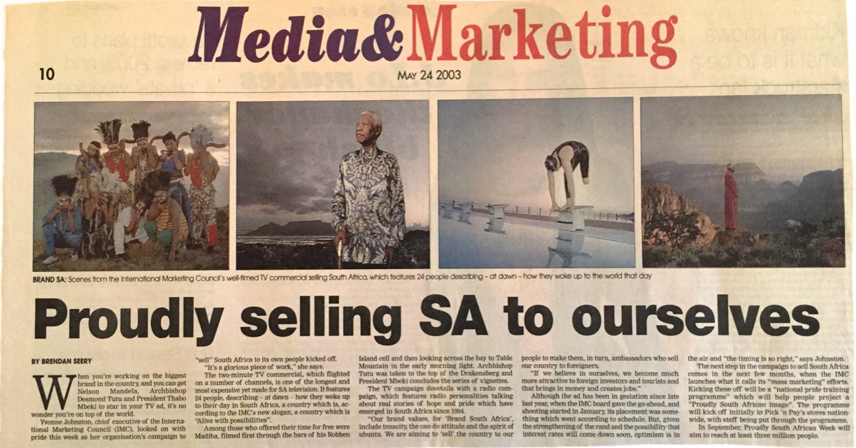 Publicity feature on Yvonne Johnston's leadership journey and national impact.