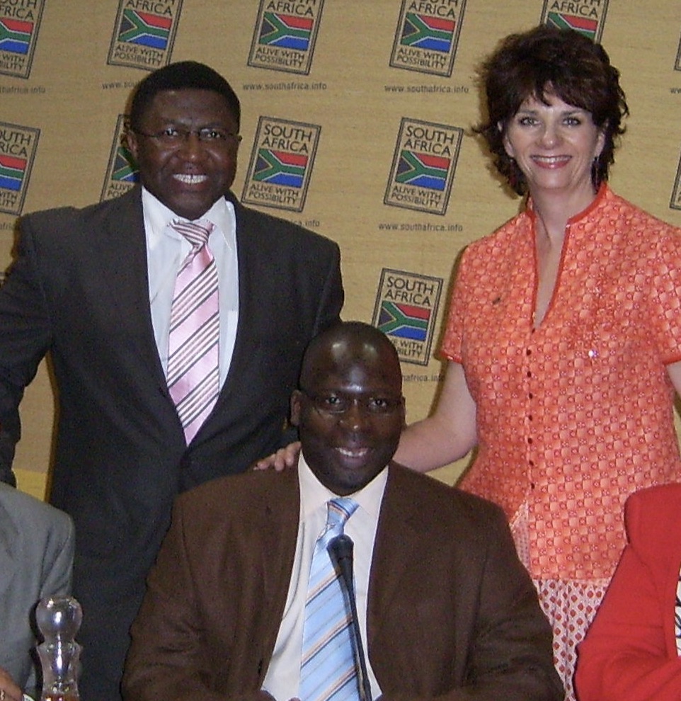 With Kheepe and Moeletsi post the presentation to the President and cabinet.