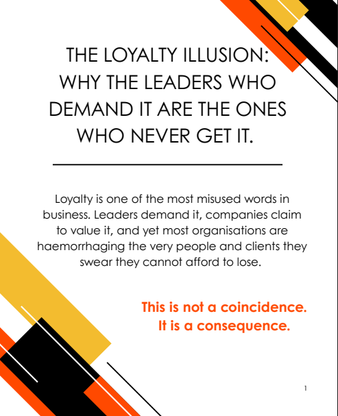 The Loyalty Illusion – ebook cover